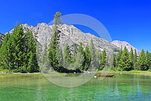 The Jenny Lake in Grand Teton