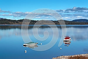 Jenny Lake at Grand Teton National Park, Wyoming,