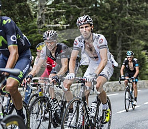 Jens Voigt on Col du Tourmalet - Tour de France 2014