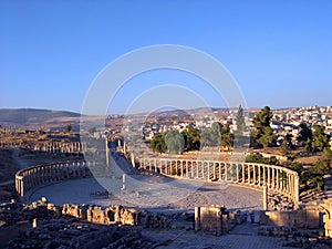 Jerash columns ii photo