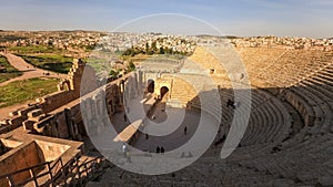 Jerash Jordan Ruins Time Lapse