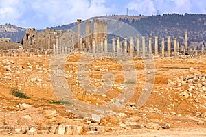 Jerash, Jordan Temple of Artemis in ancient Gerasa photo