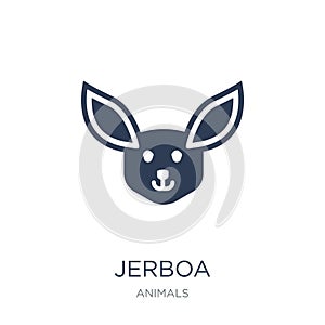 Jerboa icon. Trendy flat vector Jerboa icon on white background