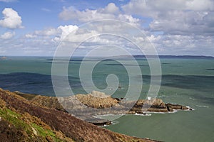 Jerbourg Point on Guernsey