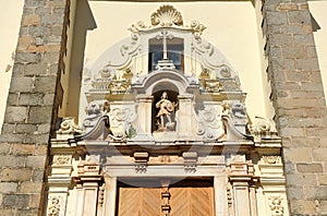 San Miguel church in Jerez de los Caballeros, Spain photo