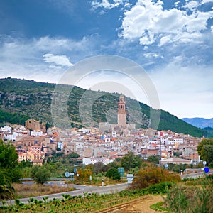 Jerica village Castellon cityscape in Spain photo