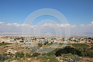 Jericho valley seen from the Mount, Monastery of Temptation