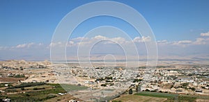 Jericho valley seen from the Mount, Monastery of Temptation