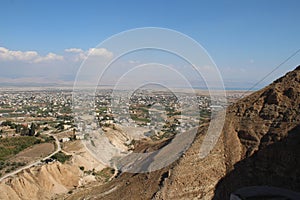 Jericho valley seen from the Mount, Monastery of Temptation