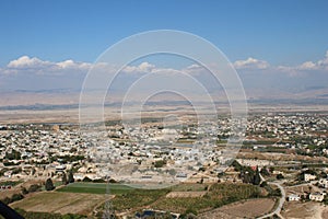 Jericho valley seen from the Mount, Monastery of Temptation