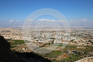 Jericho valley seen from the Mount, Monastery of Temptation