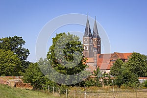 The Jerichow Monastery is a former Premonstratensian monastery located near the Elbe River