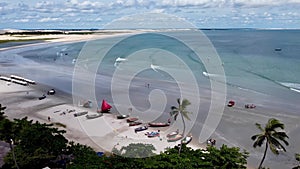 Jericoacoara Brazil. Tropical scenery for vacation travel at northeast Brazil.