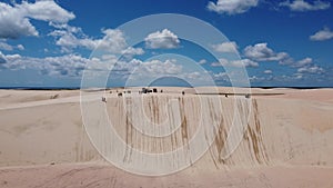 Jericoacoara Ceara Brazil. Scenic summer beach at famous travel destination.