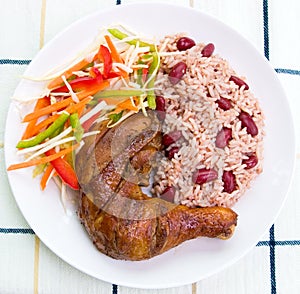 Jerk Chicken with Rice