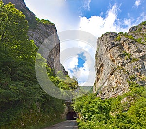 Jerma River canyon in Serbia