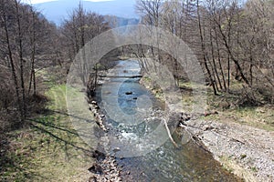 Jerma river near village Vlasi, town Pirot
