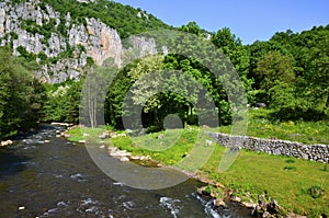 Jerma river in Serbia