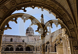 Jeronimos monastery church Mosteiro dos Jeronimos, Lisbon, Portugal