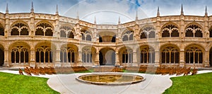 Jeronimos Monastery Cloister Panoramic