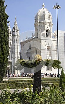 Jeronimos Monastery in Lisbon. Portugal.