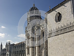 Jeronimos monastery towers