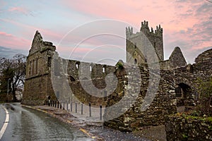 Jerpoint Abbey ruine in County Kilkenny, Ireland