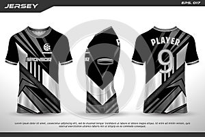 Jersey design sublimation t shirt Premium geometric pattern Incredible Vector collection for Soccer football racing cycling gaming