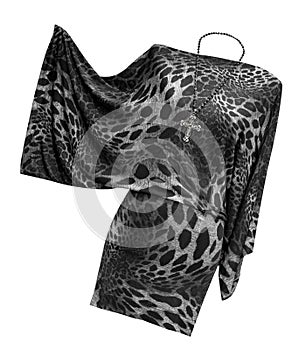 Jersy dress, leopard print