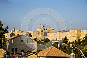 Jerusalem, castle, ancient, city
