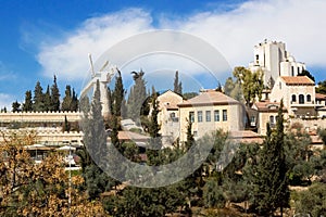 Jerusalem cityscape landmark daytime view