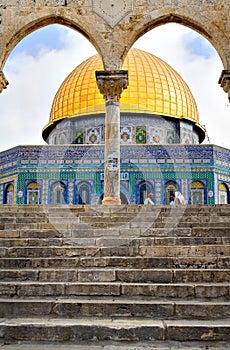 Jerusalén dorado cúpula mezquita 