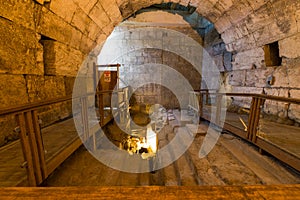 Gerusalemme occidentale parete tunnel giro turistico 