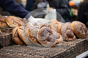 Jerusalem Israe View of unidentified people shopping at Mahane Yehuda market in Jerusalem before the time when the