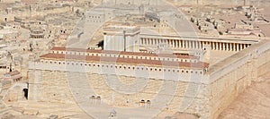 The City of David A model in the Israel Museum Israel.