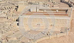 The City of David A model in the Israel Museum Israel