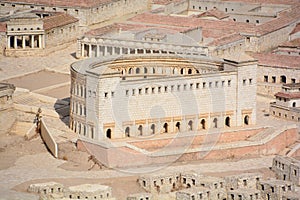 The City of David A model in the Israel Museum Israel