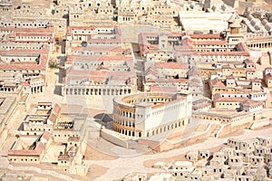 The City of David A model in the Israel Museum Israel