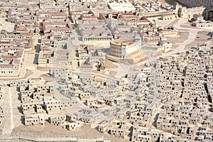 The City of David A model in the Israel Museum Israel