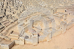 The City of David A model in the Israel Museum Israel