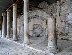 JERUSALEM, ISRAEL. Columns Jerusalem