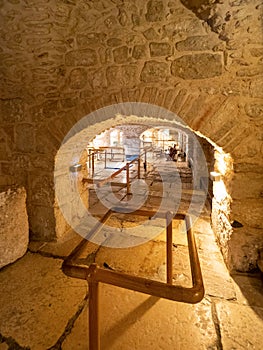 Gabbatha/Lithostrotos excavations in Jerusalem photo