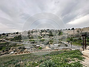 Suspension bridge over the Gehenna Valley