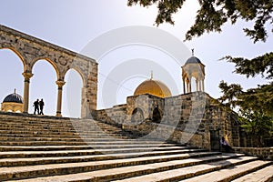 Jerusalem, Israel - October 17, 2022: The Temple Mount in Jerusalem Old City