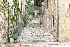 Jerusalem Lane - Yemin Moshe