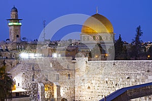 Jerusalem at night