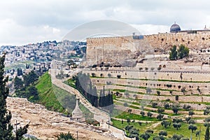 Jerusalem Old City an Ancient Wall