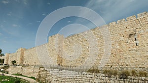Jerusalem old wall. NTSC. 4K