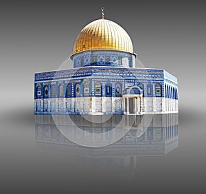 Jerusalem palestine - The dome of the rock photo