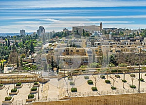The Jerusalem's cityscape